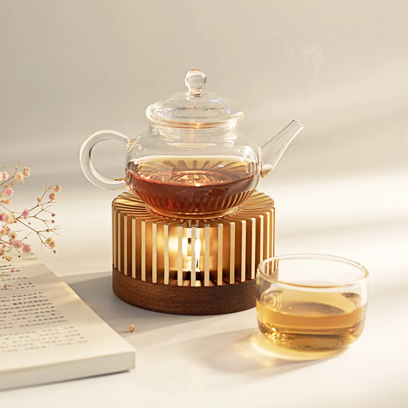Warm tea set glass tea set warm stove heating and insulation base seat candle holder insulation device stove