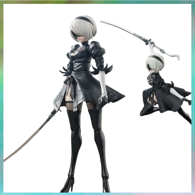 

New Bandai S.H.Figuarts NieR: Automata Yorha No. 2 Type B 2B 15cm Exquisite Game Collectible Action Figure Model Gift Toys