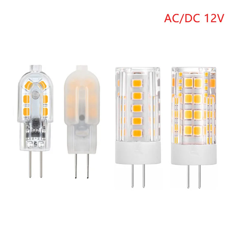 

G4 LED Lamp Mini Dimmable 12V DC/AC 3W 5W 7W 9W 12W LED G4 LEDs Bulb Chandelier Light Super Bright G4 COB Silicone Bulbs Ampoule