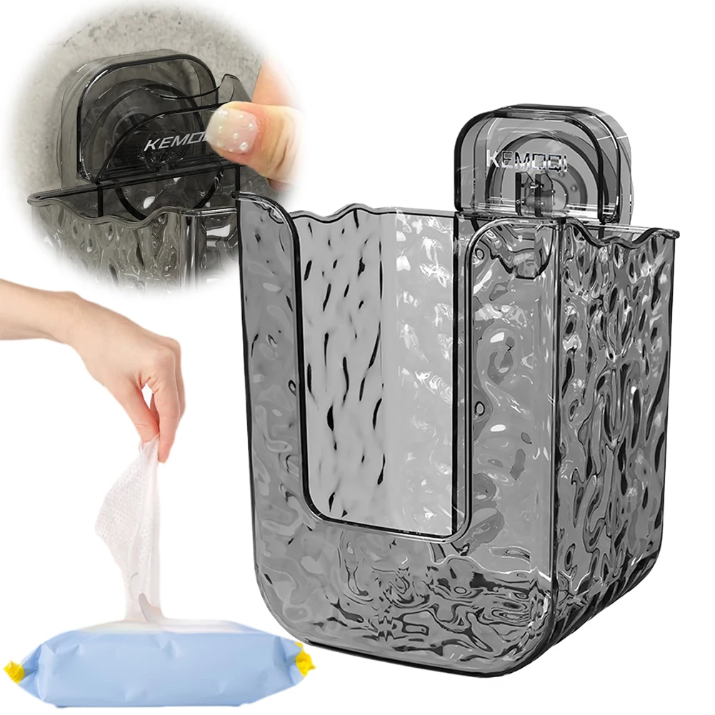 Suction Cup Wall Mounted Wet Wipes Box