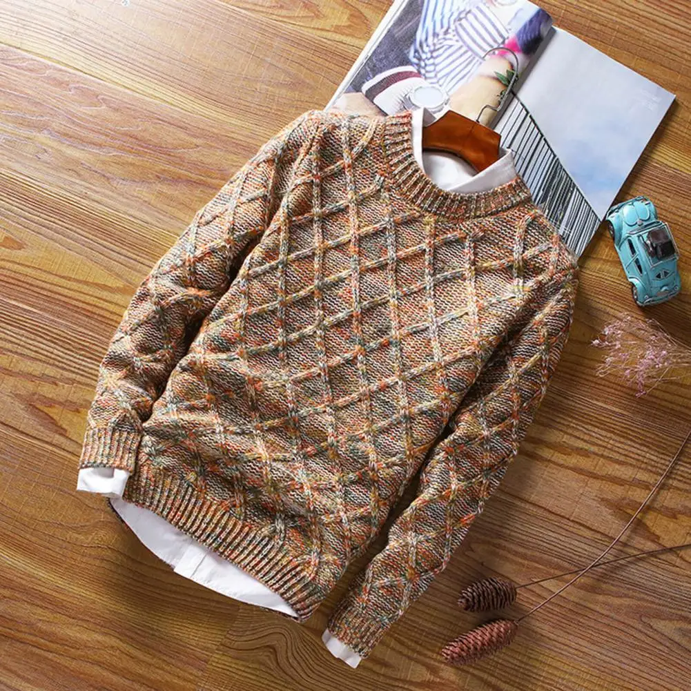 Korean Style Chic Knitting Autumn Sweater Close-fitting Sweater Pullover for Daily Wear