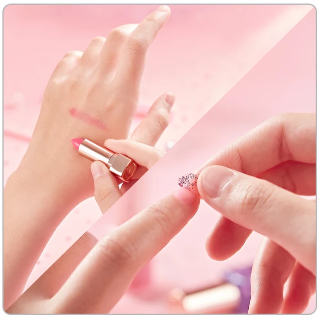 Simulation Cosmetics Set Girl Makeup Toy Baby Pretend Play Nail Polish Lipstick Accessories Doll For Children Toys 3 Years Gift 4