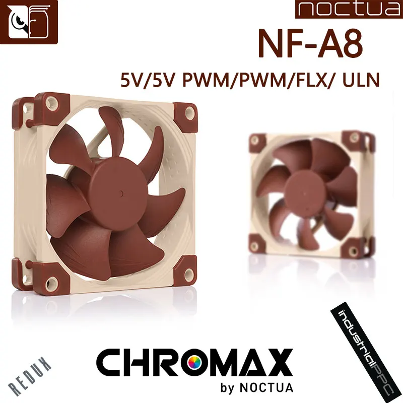 Noctua NF-A8 80mm 12v/5v Computer Cooling fan 3pin/4pin PWM quiet Radiator fans For PC Case Cooling CPU cooler fan Replace