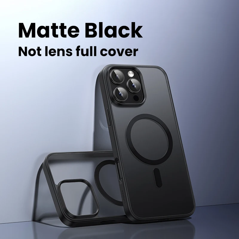 thumbnail image 1 of UGREEN Funda magnética negra para iPhone 16 Pro Max Fundas a prueba de golpes para iPhone 15 Plus 15pro para Magsafe Funda Macsafe, 1 of 5