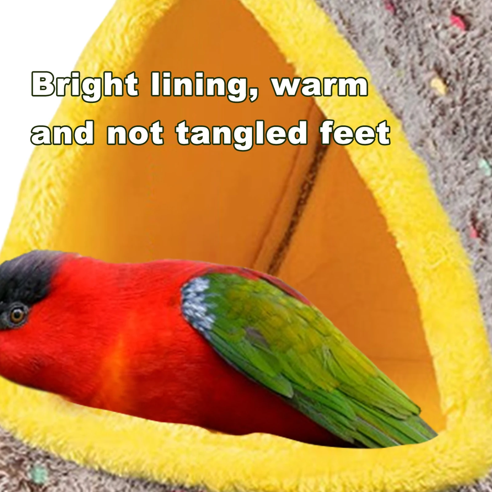 Bird House Bedding for Cage Parrot Guinea Pig Chinchilla Hedgehog Winter