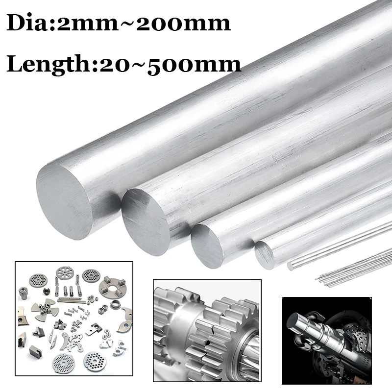 Aluminium 6061 ronde staven (Length 200mm,35mm 1pc