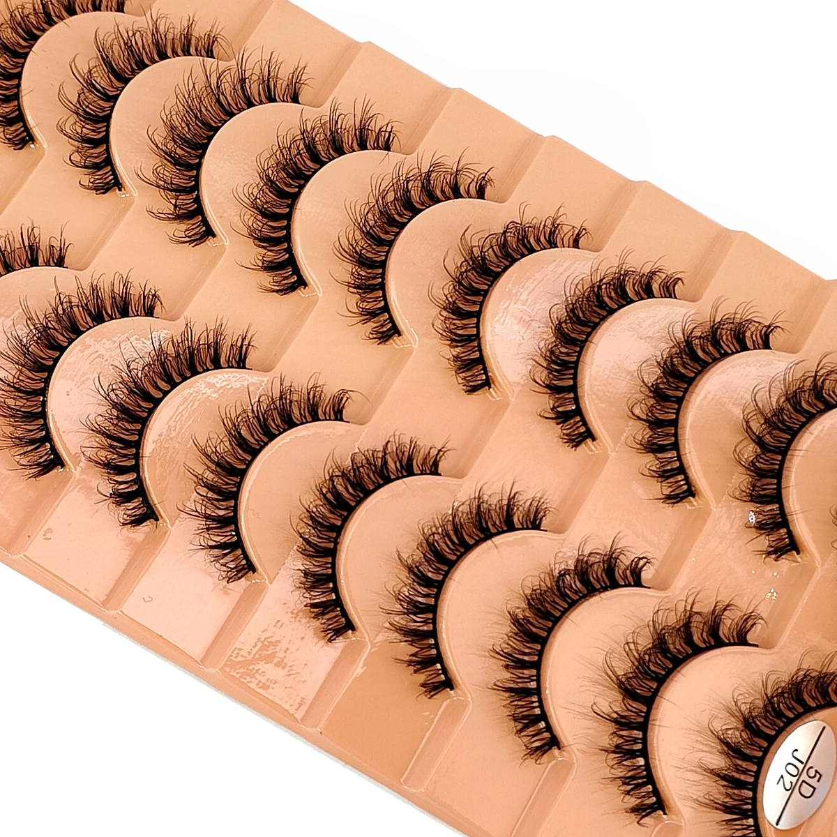 Neue 10 Paar Wimpern Make-up weiche flauschige Nerz falsche Wimpern dicke handgemachte Volumen Nerz Wimpern Faux Cilos natürliche gefälschte Wimpern – Detail 9
