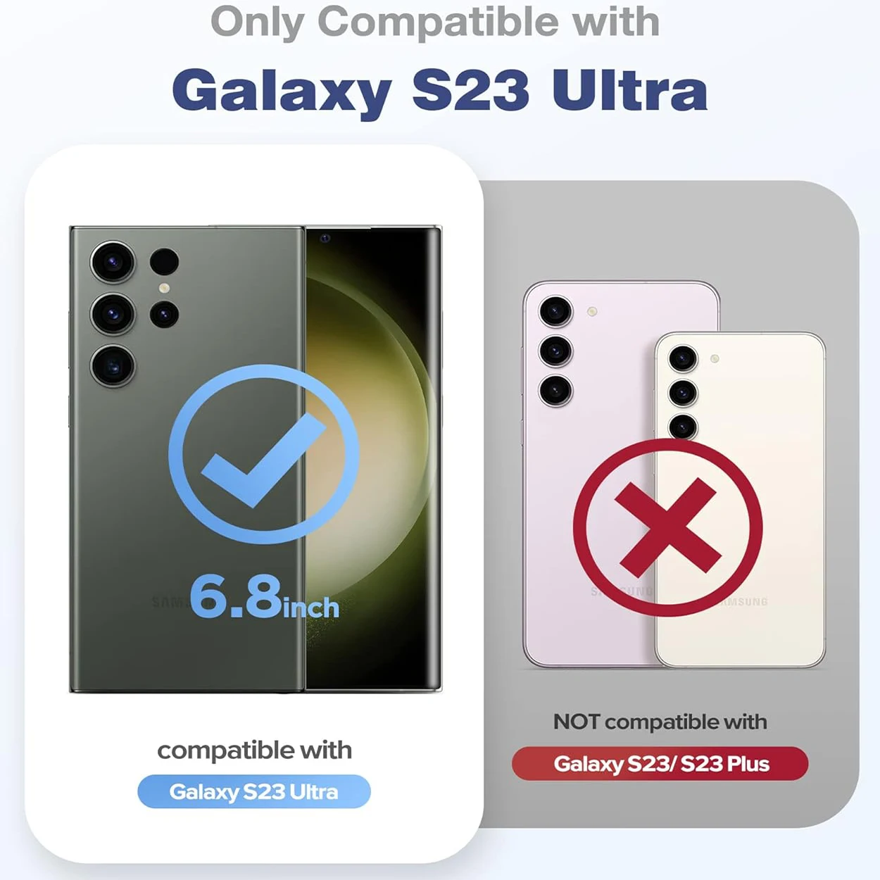 For Samsung Galaxy S23 Ultra Phone Case accessories with Slide Camera Cover Shockproof Protection Slim Translucent Matte Back