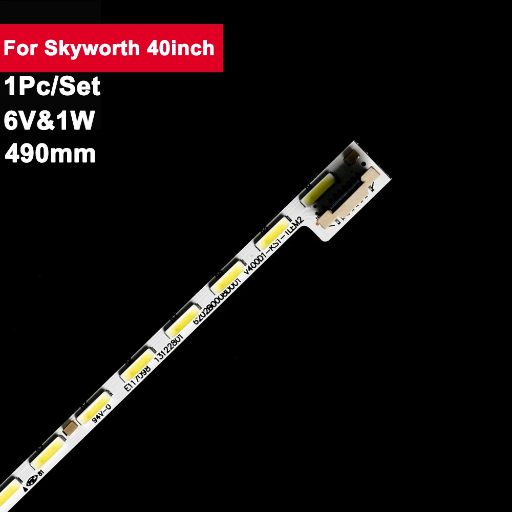 Светодиодная подсветка для телевизора Skyworth, 6 в, 490 мм, диагональ 40 дюймов, стандарт M0004RN31A43LAC, 1 шт./комплект, ТВ-бар 40Q1N