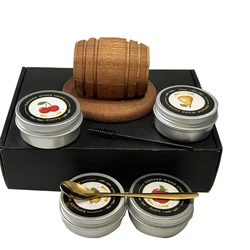 Deluxe Whiskey & Bourbon Cocktail Smoker Kit - Ultimate Drink Infuser Set for Crafting Exquisite Old Fashioned Cocktails (Cover - A Kit - 4)