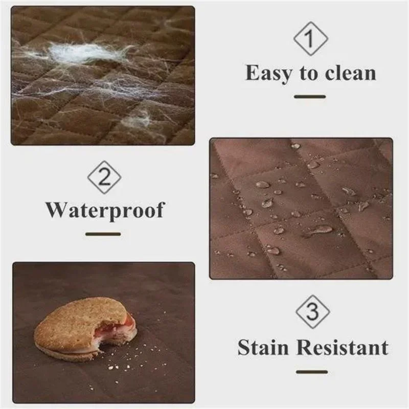 1/2/3 Seats Waterproof Elastic Sofa Covers Solid Couch Cover Sofa Slip Cover Protector Bench Covers 6