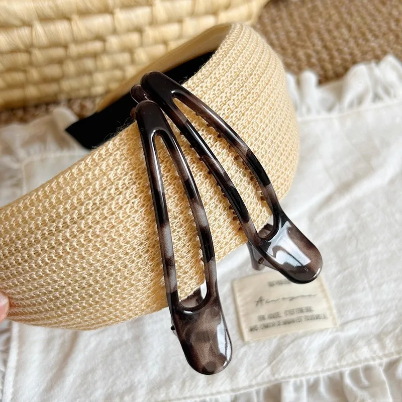 2 Stück/Set Elegante Haarspangen mit Leopardenmuster für Damen und Mädchen, Haarspangenhalter, Haarklammer, modische Haaraccessoires – Detail 8