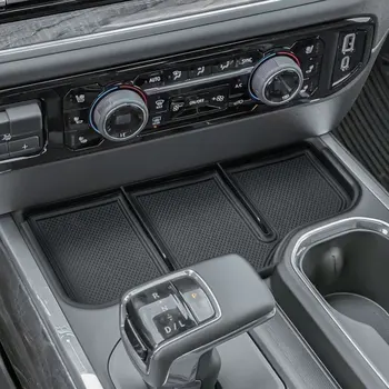 Organizer per Console Centrale per Chevy Silverado 1500 2023 2024 2025, Scatola Portaoggetti per Console Centrale Interna Auto, Accessori
