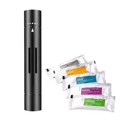 Premium Car Vent Air Freshener - Aromatic Interior Perfume & Odor Eliminator (Black)