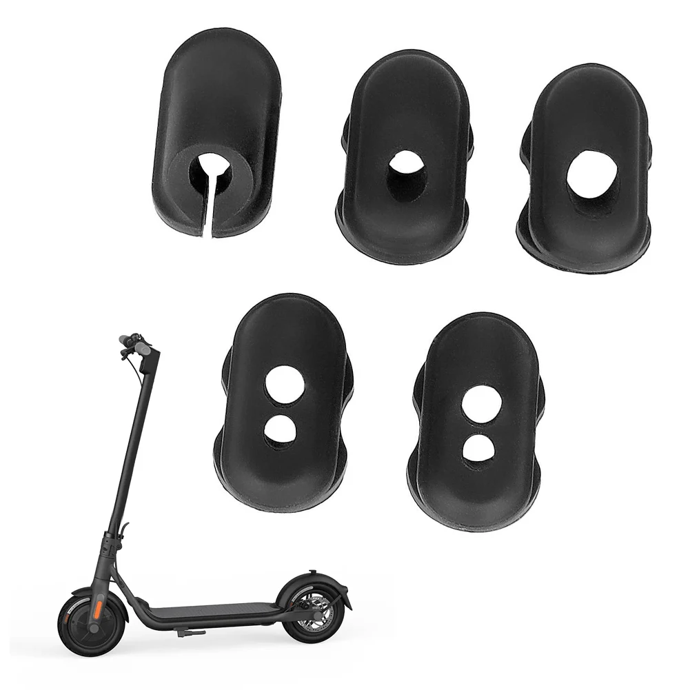 

Силиконовая пробка, водонепроницаемая Пыленепроницаемая черная пробка для Ninebot F20 F30 F40, аксессуары для уличных электрических скутеров x см, 5 шт.