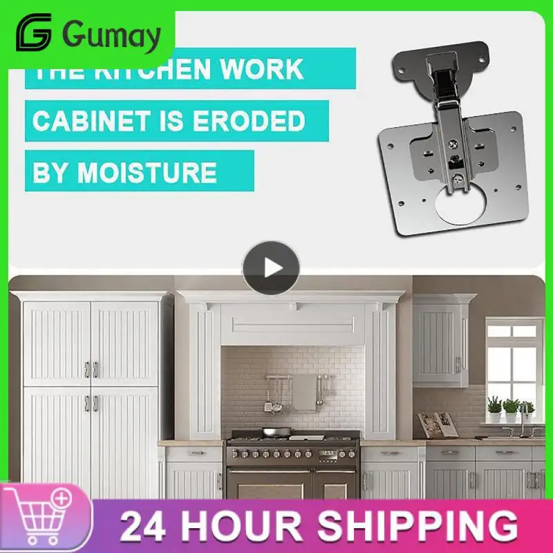 1-Kitchen Cabinet Hinge Repair Plate Stainless Steel Furniture Drawer Hinge Fixing Plate Table Cabinet Window Door Repair