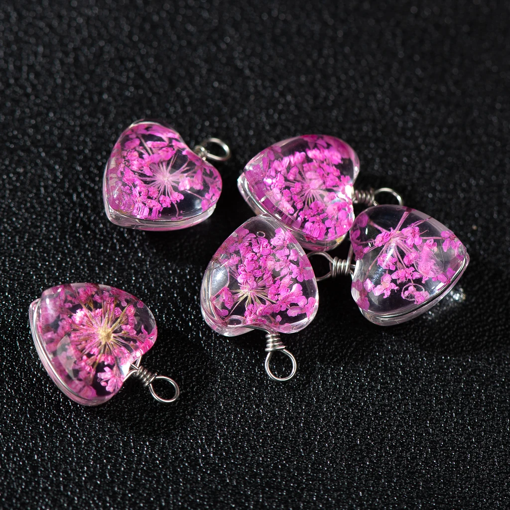 Kleine Liebe Gypsophila Blume Glasperlen Ohrringe Halskette Armband Zubehör Großhandel z047 – Detail 4