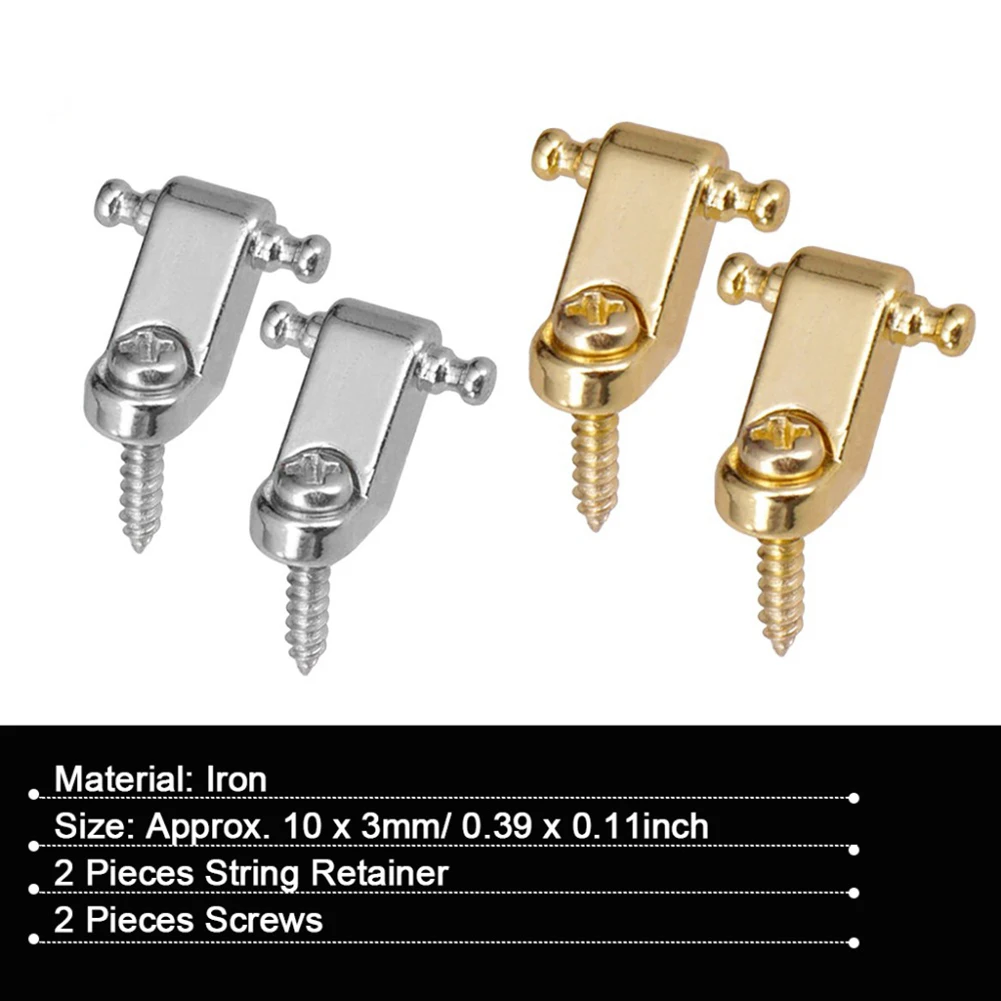 Electric Guitar String Retainer Buckle Set