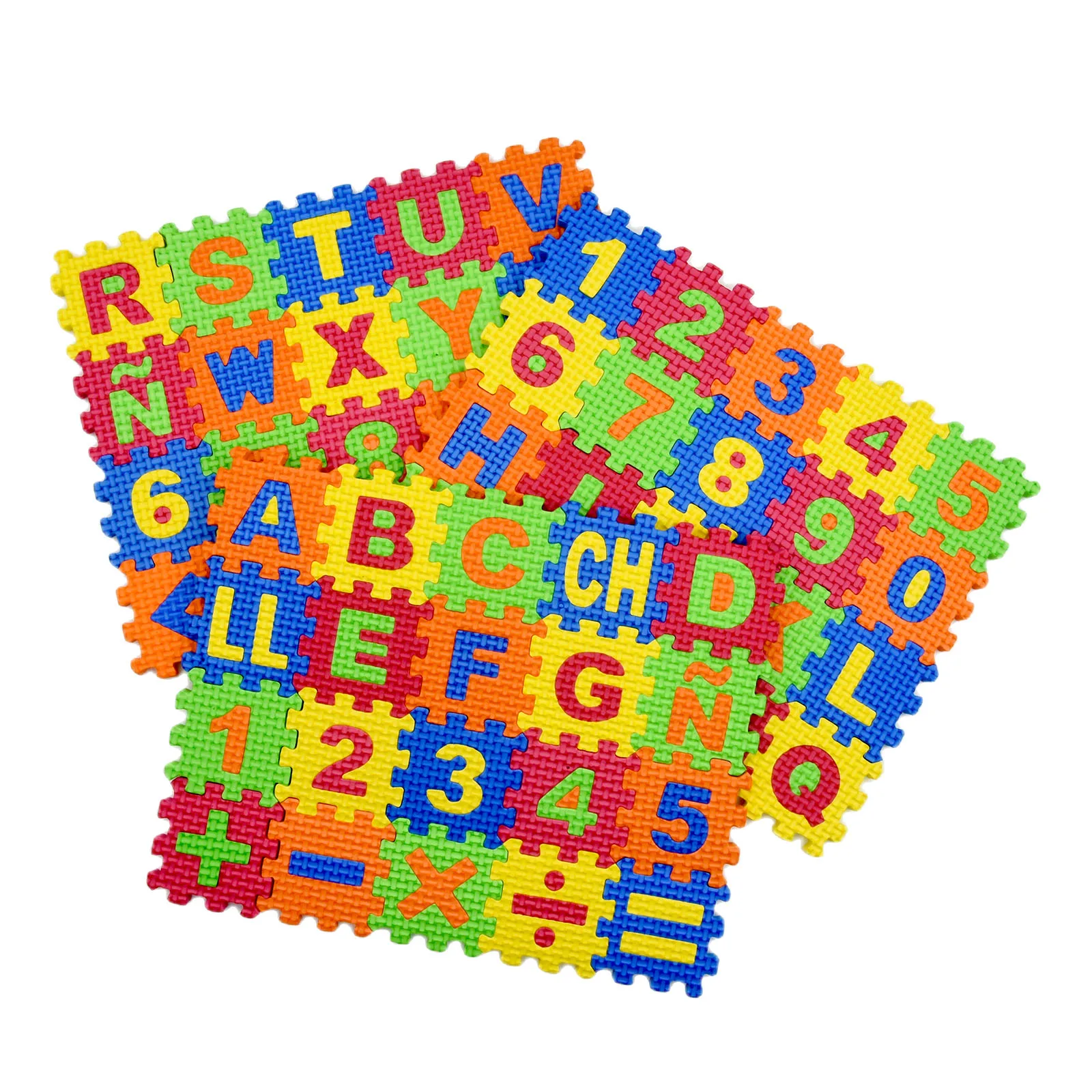 60/36 Pcs Kids Early Education Foam Alphabet and Numbers Puzzle Mats Interlocking Floor Rug Colorful Mini EVA Tiles Letter Mats