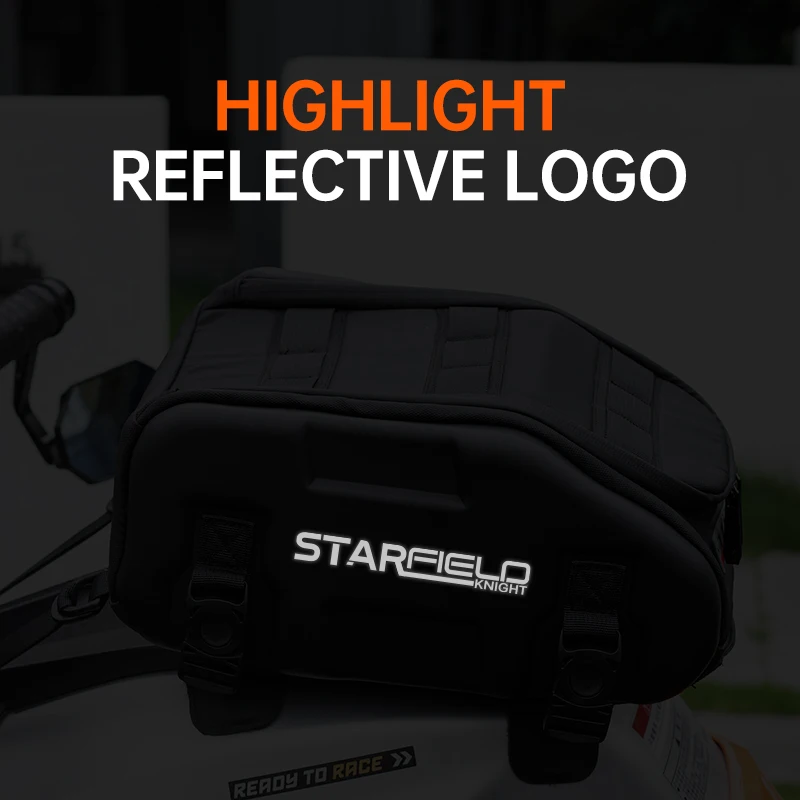 Multifunctional Waterproof Motorcycle Tail Bag with Large Capacity