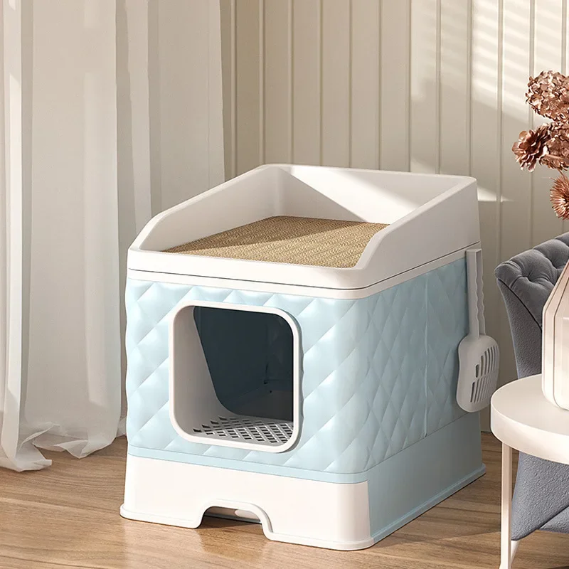 

Mat Door Cat Litter Box Fountain Scoop Scraper Feeder Basket Cat Litter Box Accessories Bed House Arenero Gato Pet Products