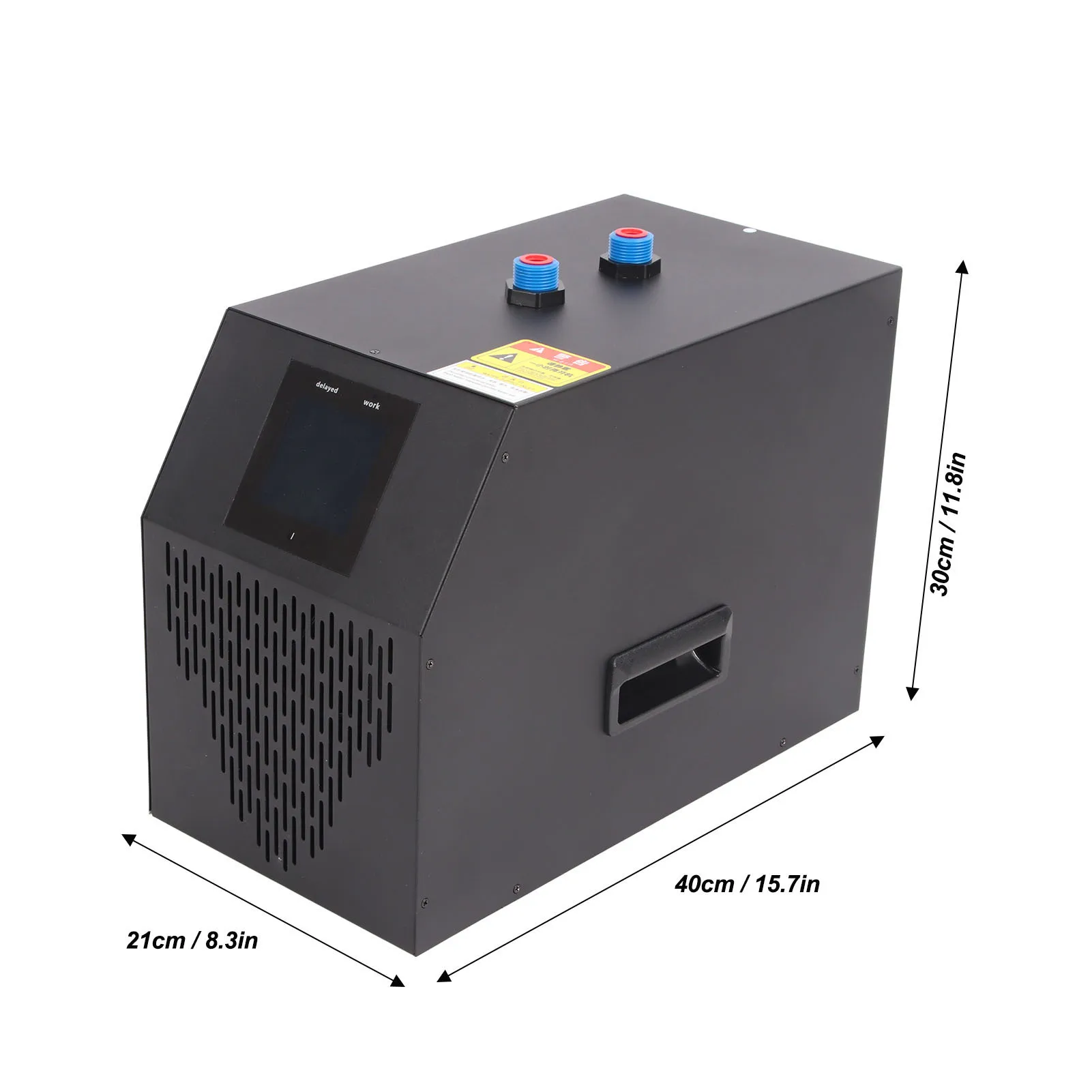 Hydroponic Water Cooler Water Chiller Freshwater Saltwater Use Remote Control Function 1/10HP 42Gal for Home and Aquarium