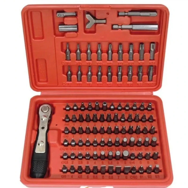 

Набор отверток с храповым механизмом и сильным магнитом, 101 шт.