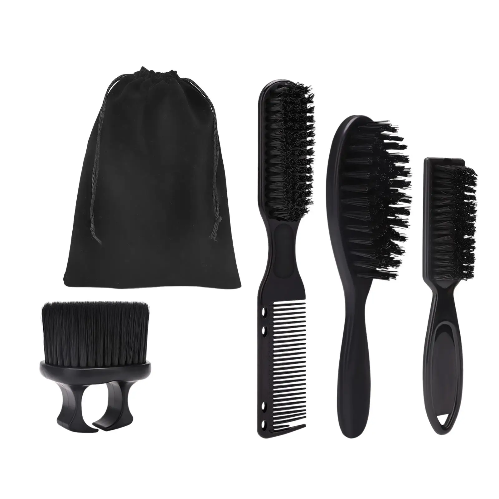 Barber Brushes And Combs Set, Professional Reusable Portable Barber Cutting Comb, Lightweight for Men`s Day Gifts