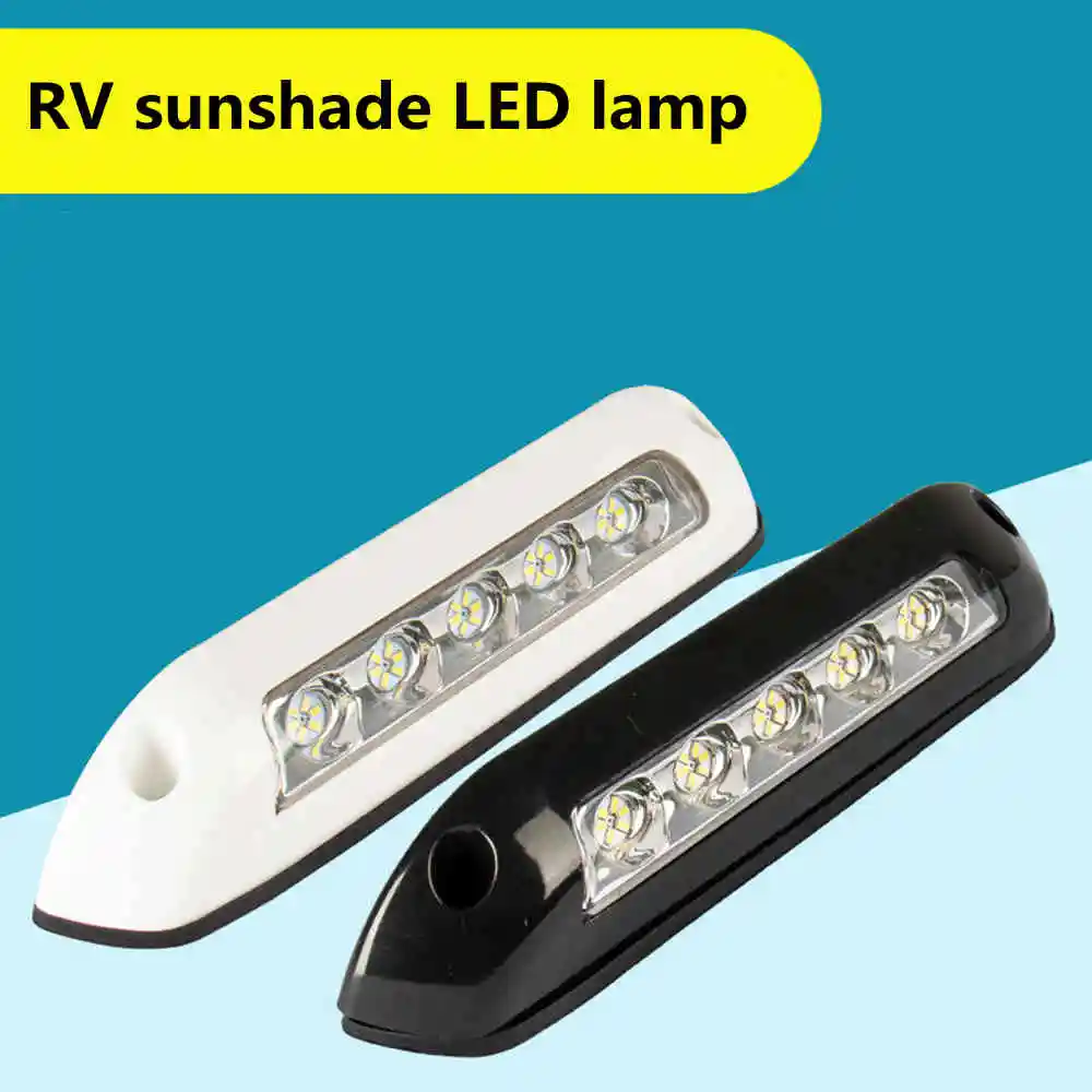 12V 24V RV LED Awning Porch Light Waterproof Motorhome Caravan Interior Wall Light Bar Van Camper Trailer Lamp