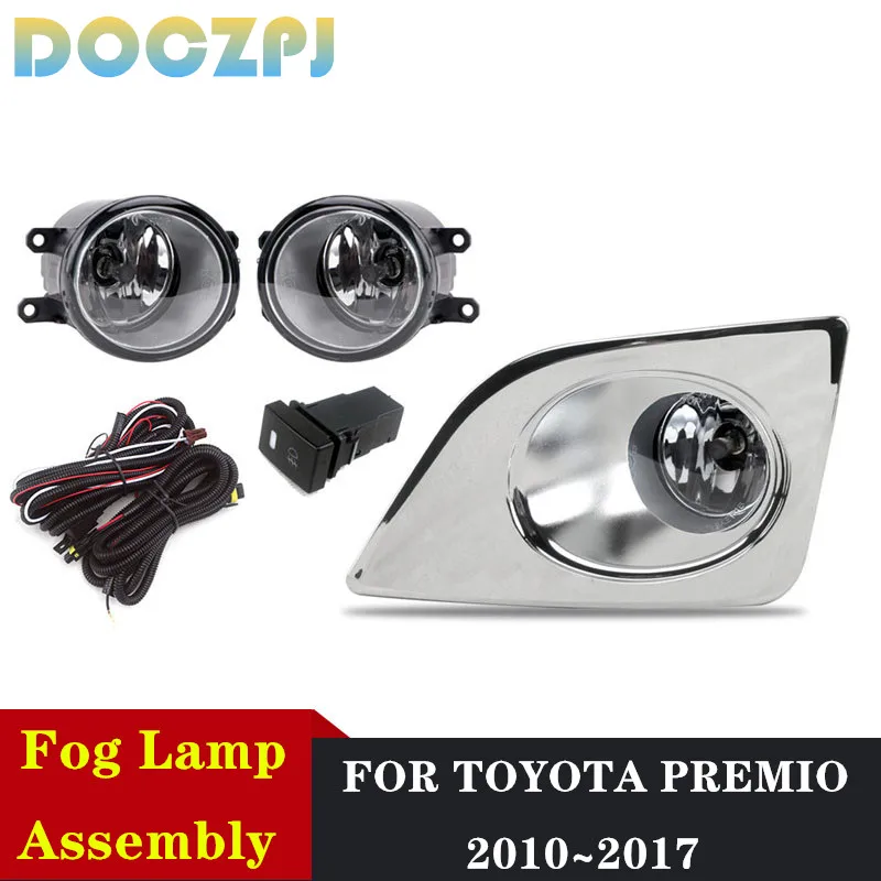 

Передняя противотуманная фара в сборе для TOYOTA PREMIO 2010 2011 2012 2013 2014 2016 2017, противотуманная фара с комплектом обновления жгута проводов, 1 комплект