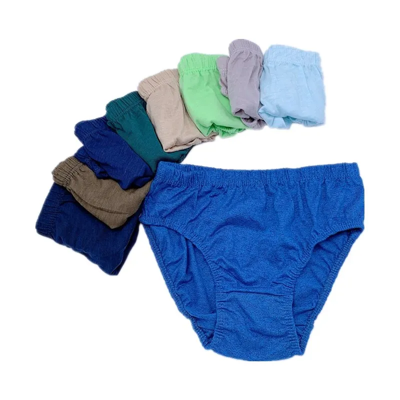 6pc Boys Girls Solid Underwear Baby Panties Briefs for Children 1-10Years boys underwear