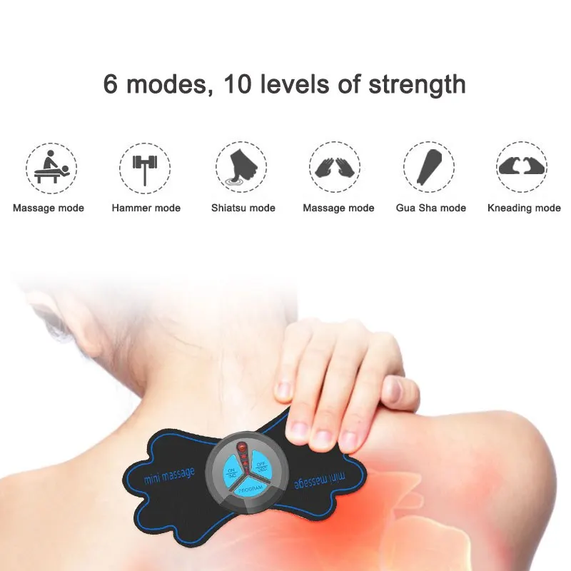 Electric EMS Neck Massager Mini | Nobel Sports Makeup