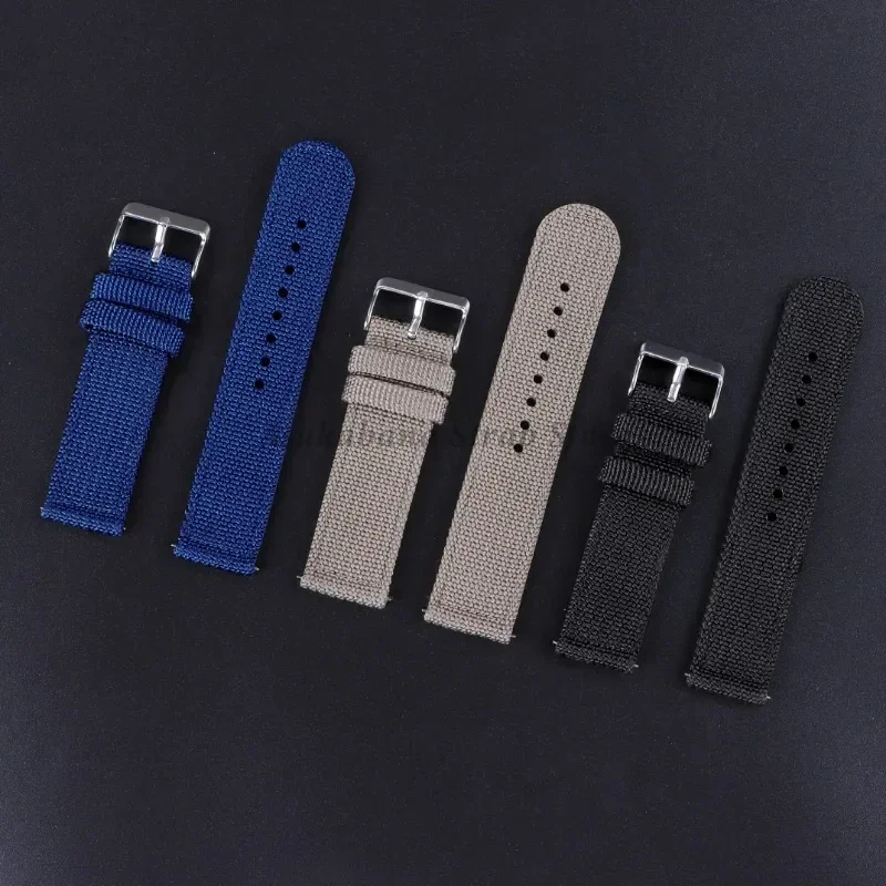 Universal Nylon Canvas Quick Release Watch Band - Sporty Replacement Strap