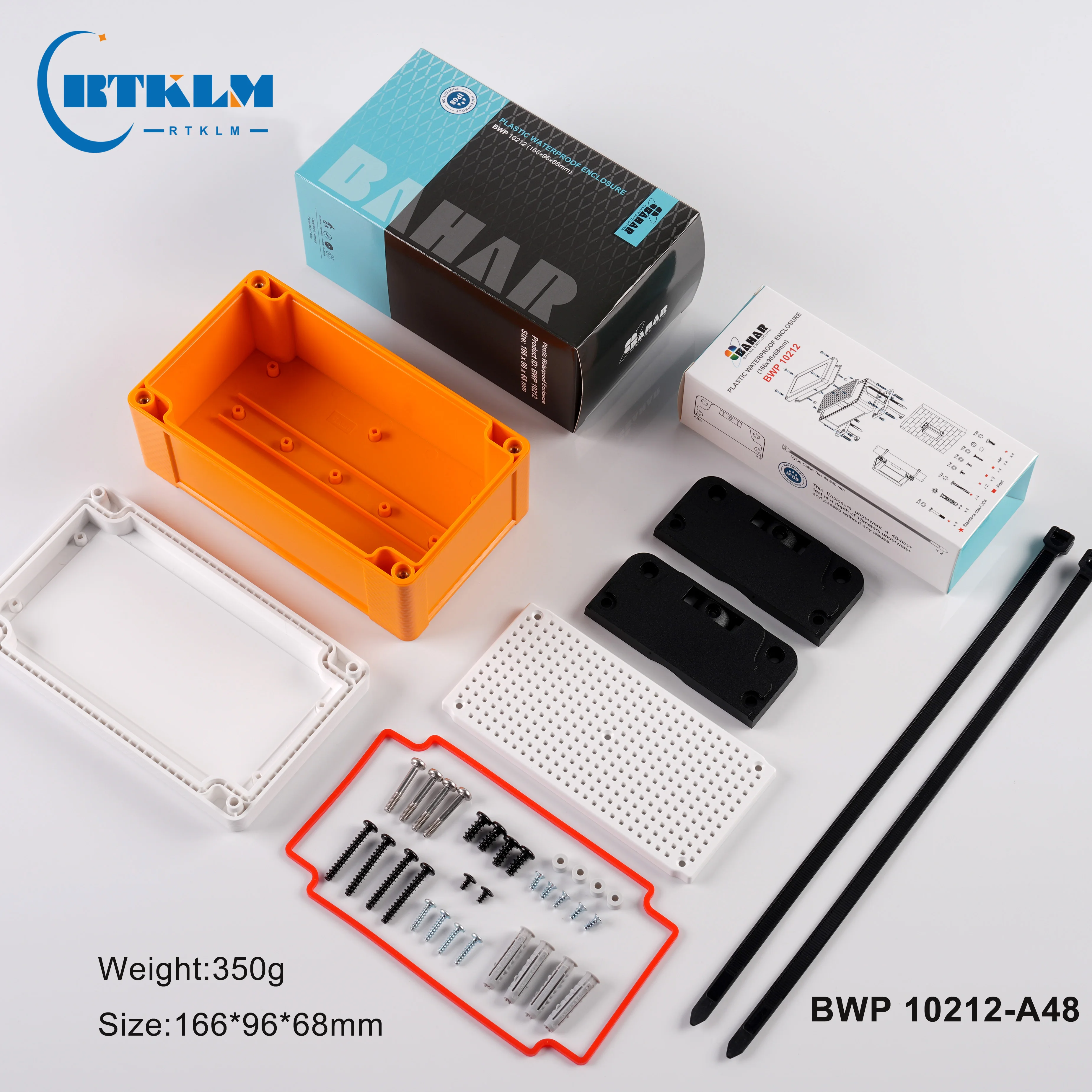 Elektronische Stromversorgung Anschlussdose Wasserdichte Kunststoff Projektbox ABS Gehäuse Instrumentengehäuse DIY Boxen 166 * 96 * 68 MM – Detail 13