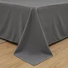 1 pc Bed Flat Sheet for Double Bed Plain Solid Color Top Sheets Single/Queen/King Flat Bedsheets Soft Home Bed Linen Sheets 3