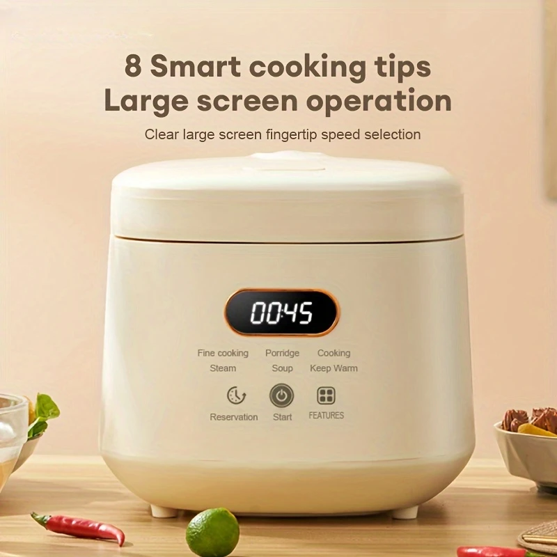 2L Electric Rice Cooker 1-3 People 110V 220V Multi Cooker Non-Stick Pot Smart Mechanical MultiCooker Steamed Rice Pot For Home rice cooker electric cooker electric cooking pot