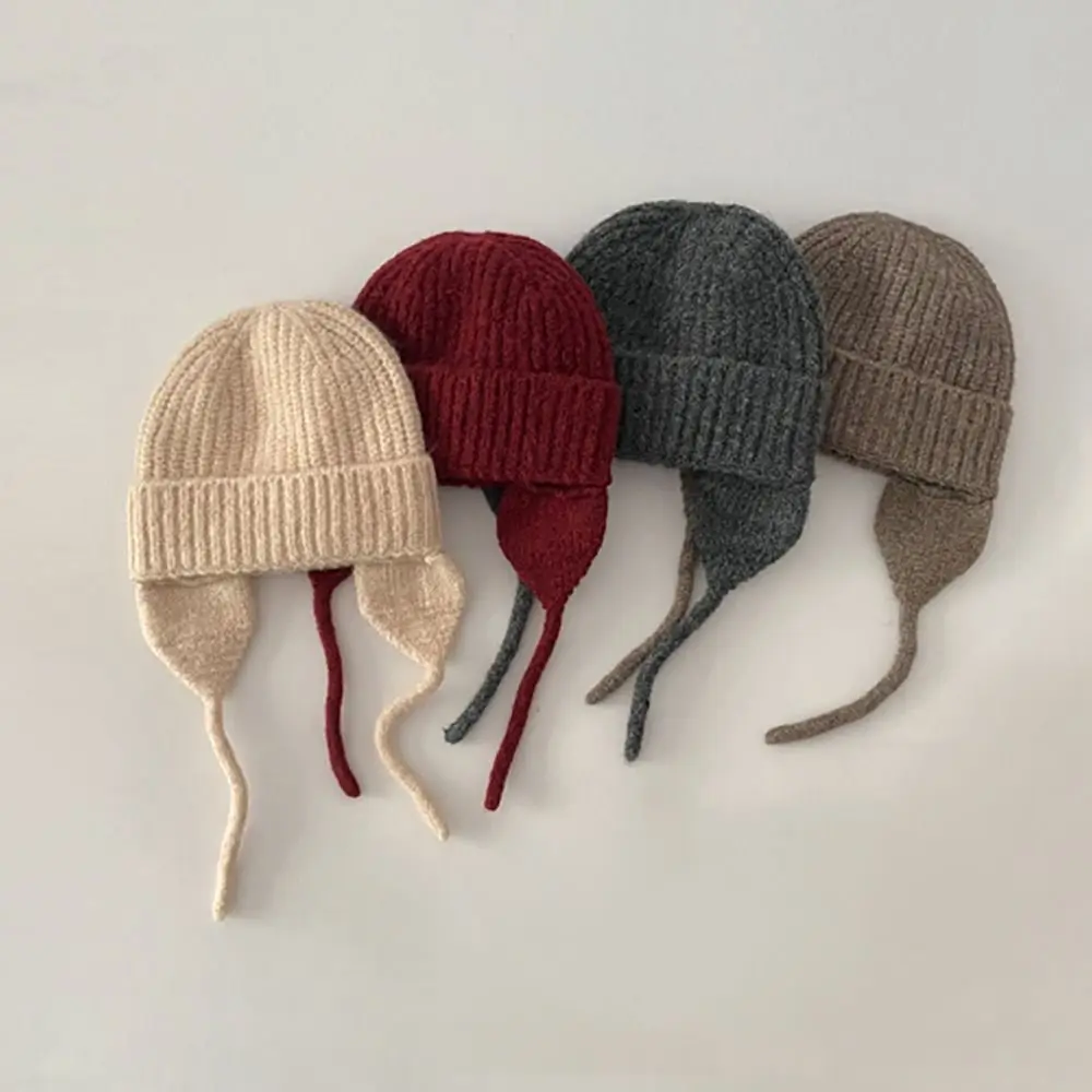 Woolen Kids Beanie Cap Breathable Cozy Hat for Boys and Girls