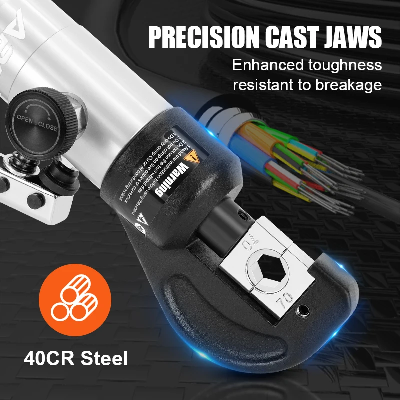 APRIL 유압 크림핑 도구 APR-70 케이블 러그 크림퍼 플라이어, 압축 도구 압력 5-6T 압력, 4-70mm2