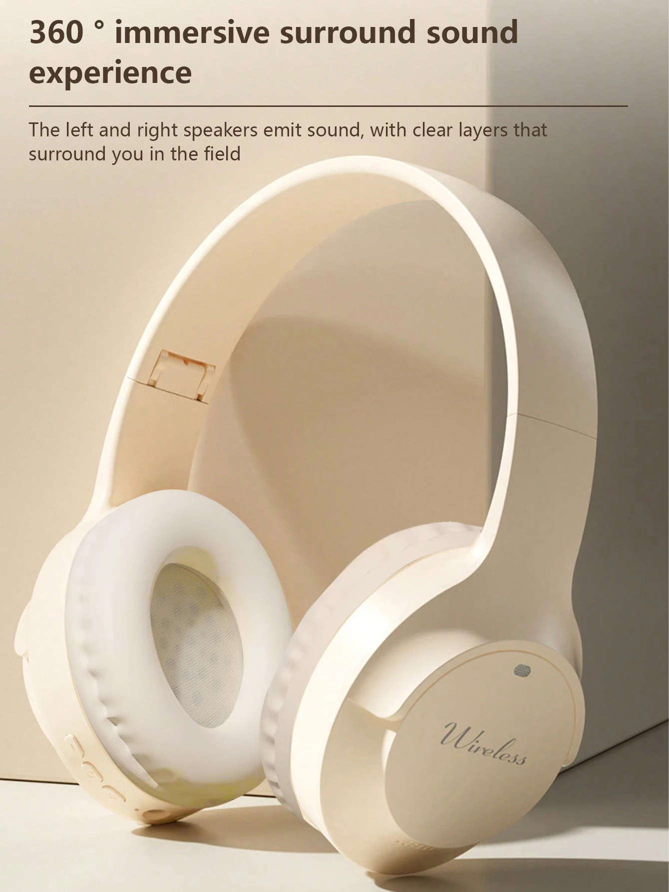 T-WOLF K6 wireless surround sound headphones with modern gaming aesthetic.