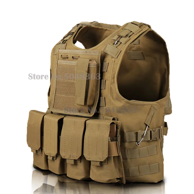 Gilet Da Caccia Militare Tattico Da Uomo Campo Da Battaglia Airsoft Molle Gilet Combattimento Piastra D'Assalto Trasportatore Gilet Da Caccia Caccia E