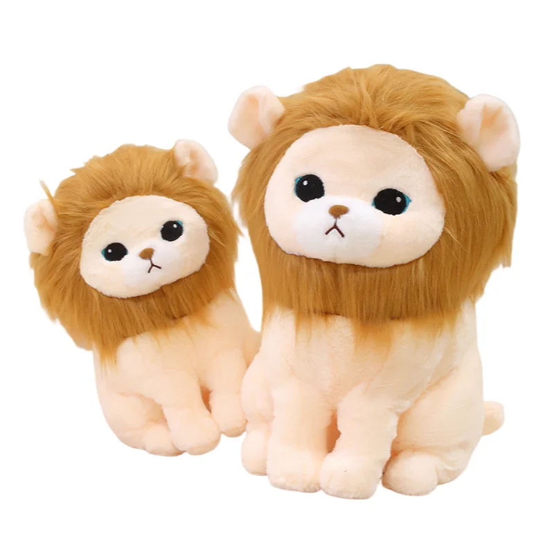 30/40CM Lovely Creative Sitting Lion Soft Plush Toys Accompany Doll Sofa Decoration Girls Kids Birthday Christmas Halloween Gift