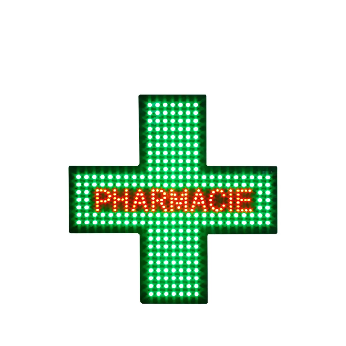 

19*19" High Bright LED Pharmacy Cross Sign Indoor Acrylic Led Cross Signage Electronic Green Advertising Indoor Display