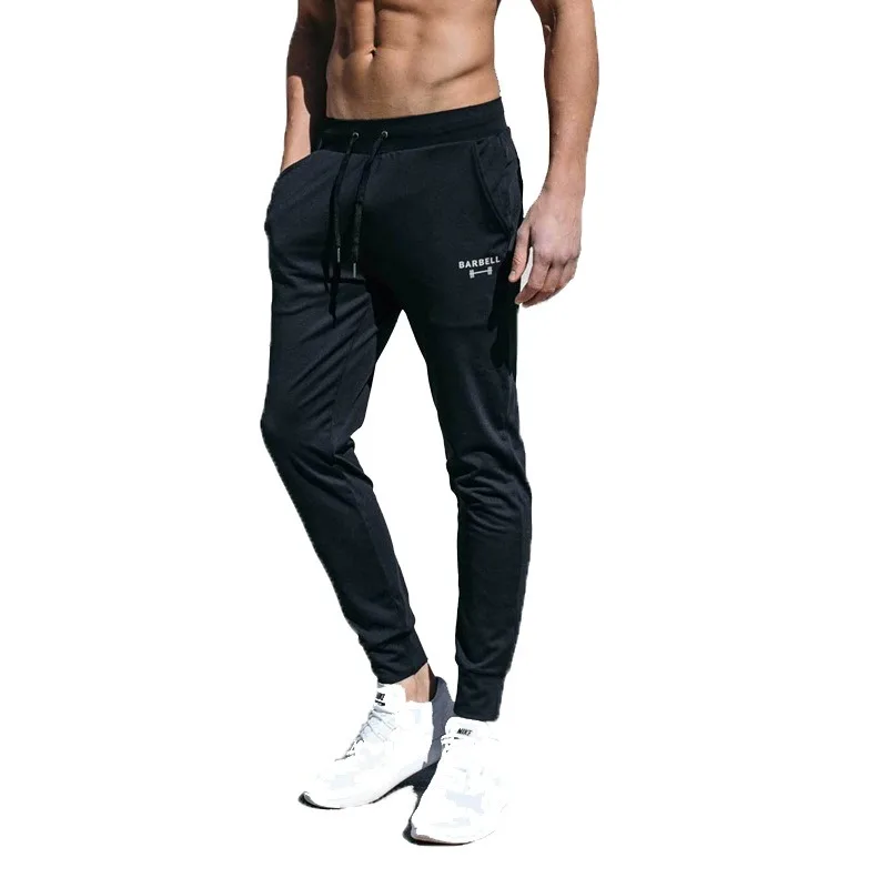 Mens Gym Cotton Casual Pants Streetwear Hip Hop Running Jogger Trousers Trackpants Sportswear Jogging Male Fitness Sportpants 6