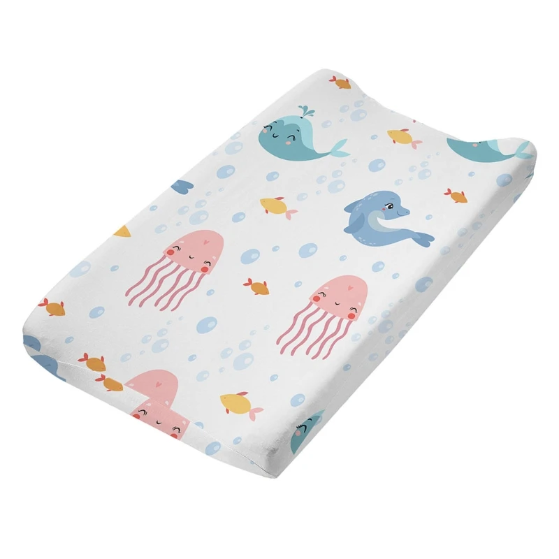 Baby Changing Pad Cover Floral Print Fitted Crib Sheet Infant or Toddler Bed for diaper changing pad,diaper changing mat