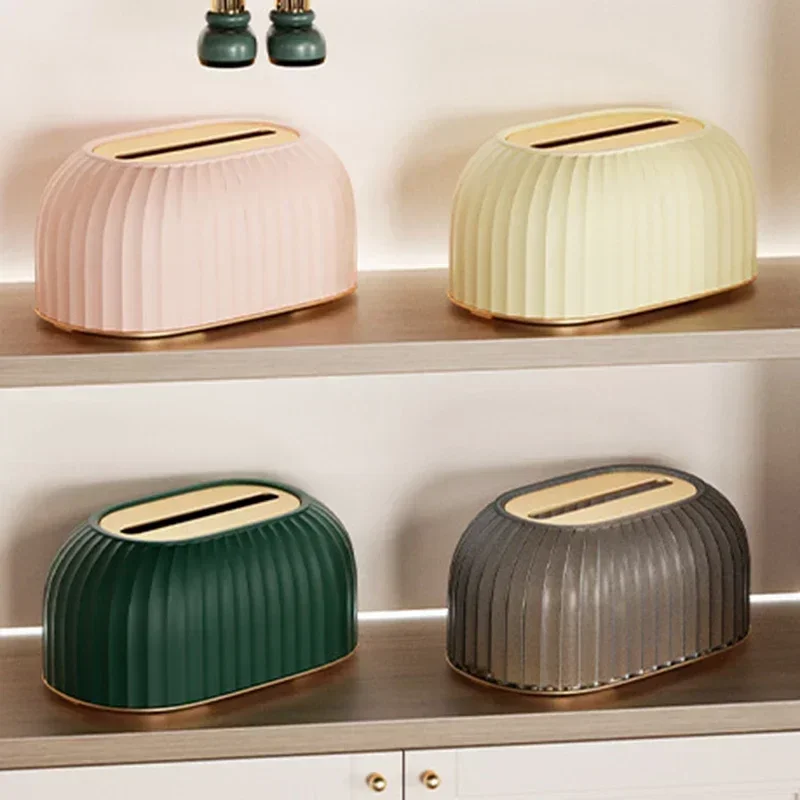 Tissue Box Holder Nordic Striped