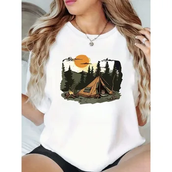 Women’s Camping Scene Tee 1