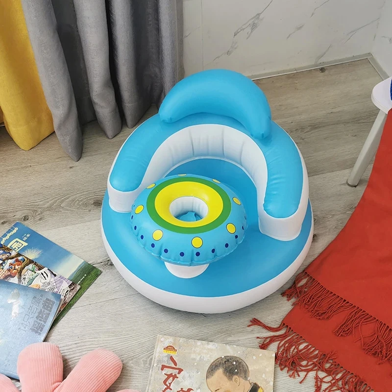 Inflatable Baby Seat for 3-36 Months Infants Sitting Up Support