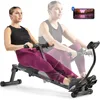 Compact Adjustable Rowing Machine with 12 Levels of Resistance for Complete Body Workouts 1