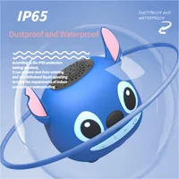 New Disney Stitch Wireless Bluetooth Speakers 3D Stitch Head Speakerdual Speakers HIFI Stereo Heavy Bass Suitable,Tf, Fm Radio 1