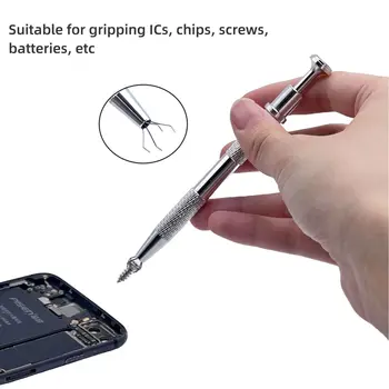 Estrattore di chip IC con molla, design meccanico inverso, presa robusta, antiscivolo, per componenti elettronici CPU GPU BGA SMD